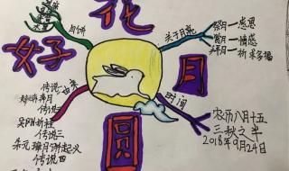 四年级中秋节画 四年级中秋节画